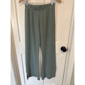 HDYWT Wide Leg Green Pull On Pants Size Medium